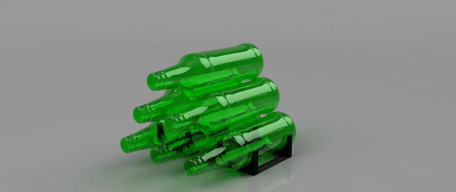 Giá đỡ chai bia cho 6 chai 0,5l - Image 3