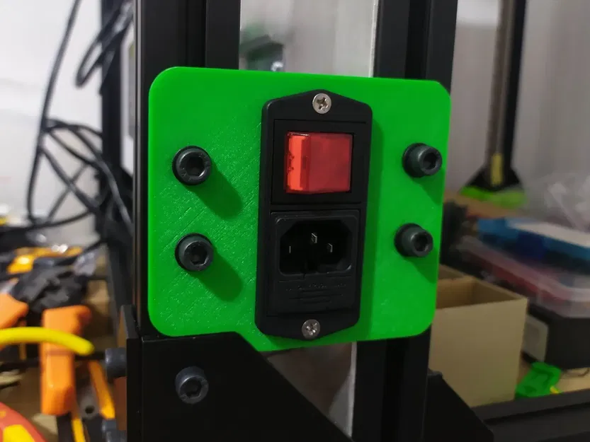 Giá đỡ ổ cắm nguồn IEC C14 cho RatRig V-Core 3.1 - Image 1