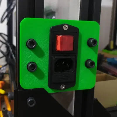 Giá đỡ ổ cắm nguồn IEC C14 cho RatRig V-Core 3.1