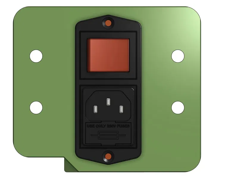 Giá đỡ ổ cắm nguồn IEC C14 cho RatRig V-Core 3.1 - Image 3