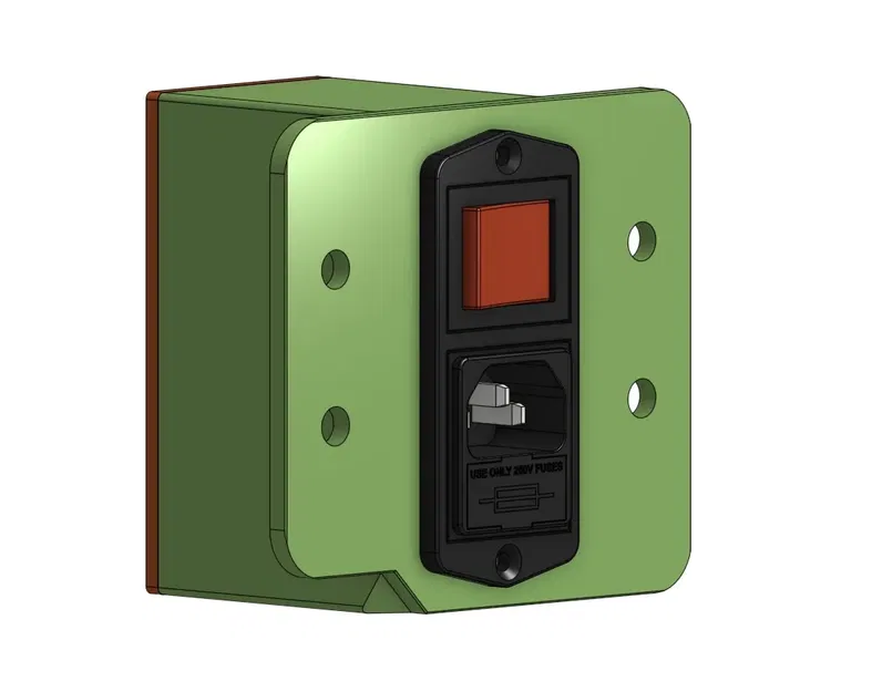 Giá đỡ ổ cắm nguồn IEC C14 cho RatRig V-Core 3.1 - Image 4