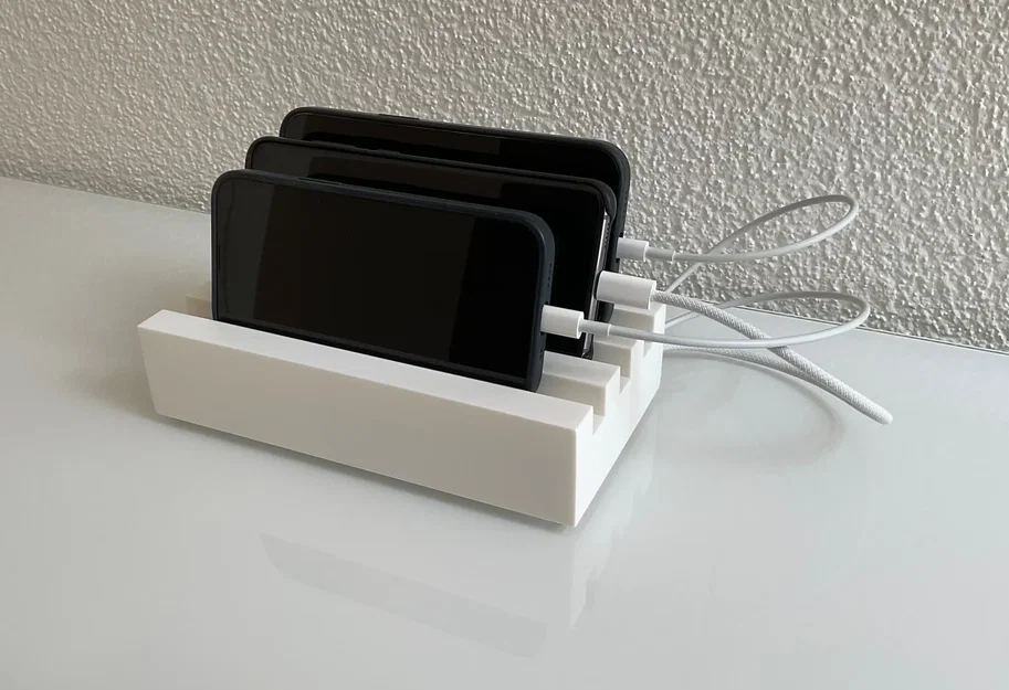 Giá đỡ sạc điện thoại ba ngăn cho Anker PowerPort Atom III - Image 2