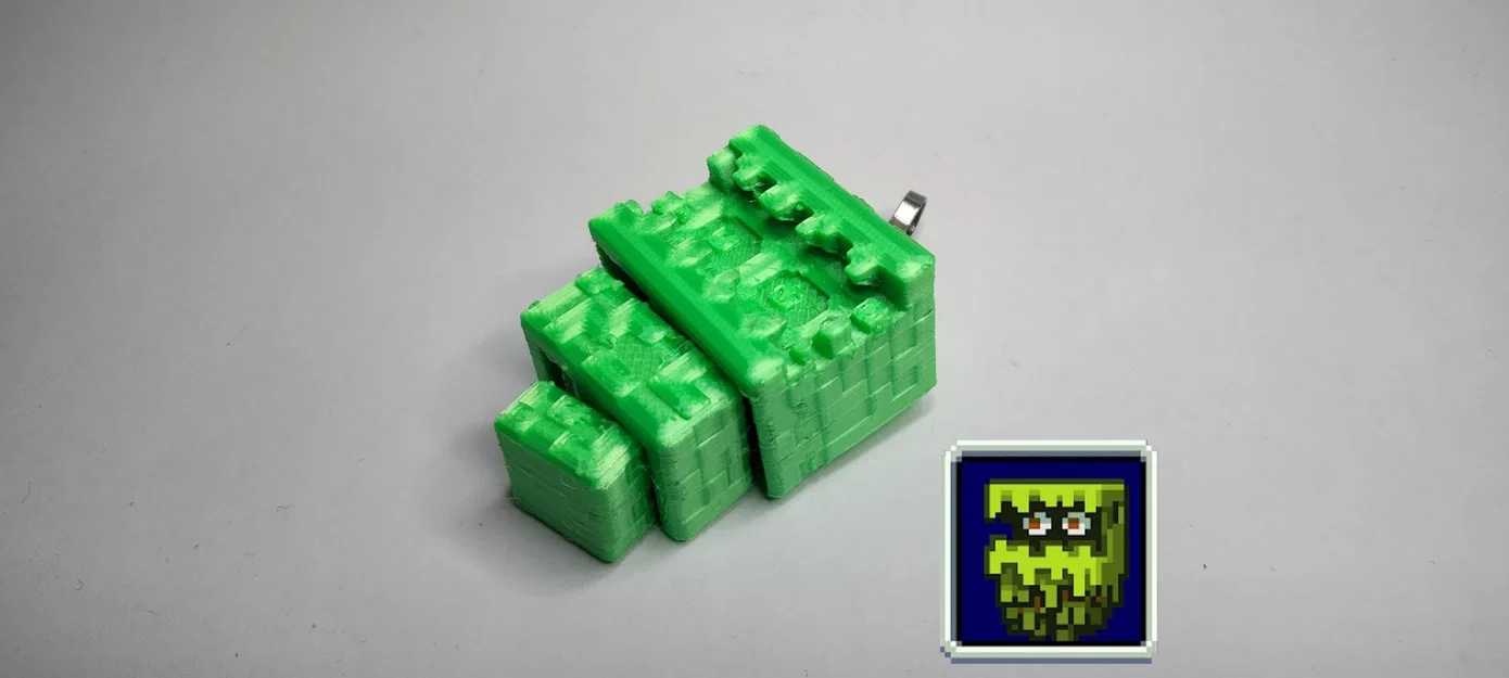 Móc khóa Glare dễ thương từ Minecraft in ngay tại chỗ - Image 1