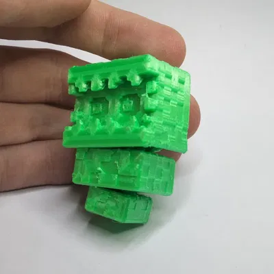 Móc khóa Glare dễ thương từ Minecraft in ngay tại chỗ