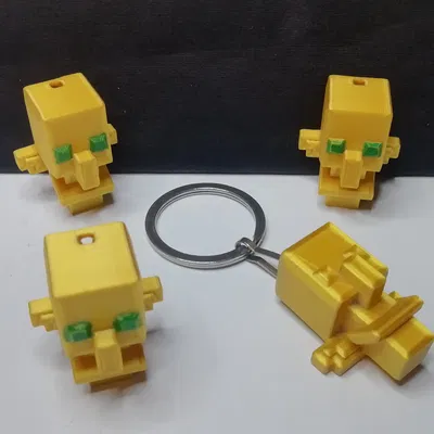 Totem Bất Tử - Móc Khóa Minecraft