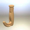Cán ô dù với móc treo có thể thu gọn - Thumbnail 1