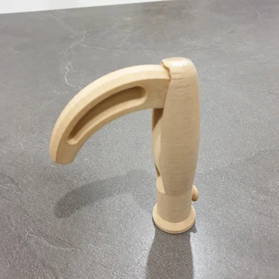 Cán ô dù với móc treo có thể thu gọn