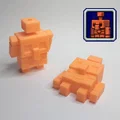 Nhân vật Copper Golem với tay và ăng-ten chuyển động - Thumbnail 1