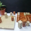 Trò chơi board game Quarto in được với hộp lưu trữ - Thumbnail 2