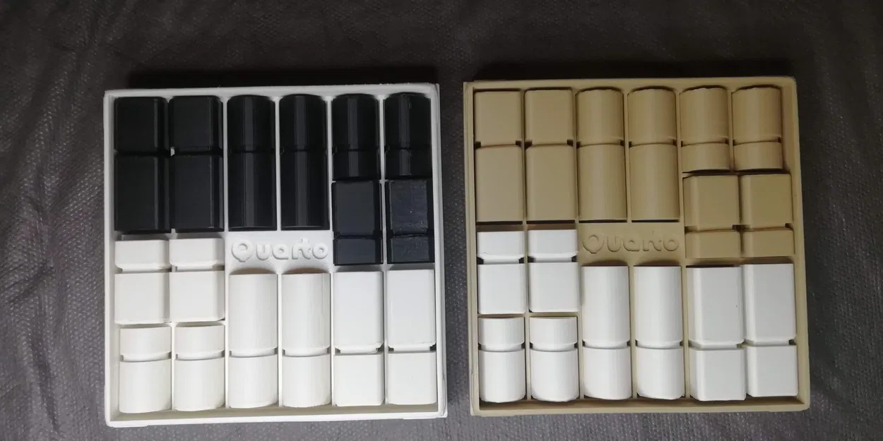 Trò chơi board game Quarto in được với hộp lưu trữ - Image 5