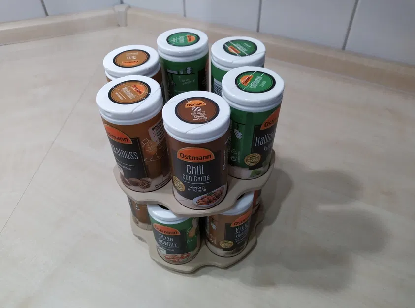 Giá đỡ gia vị xoay cải tiến cho nhà bếp - Image 2