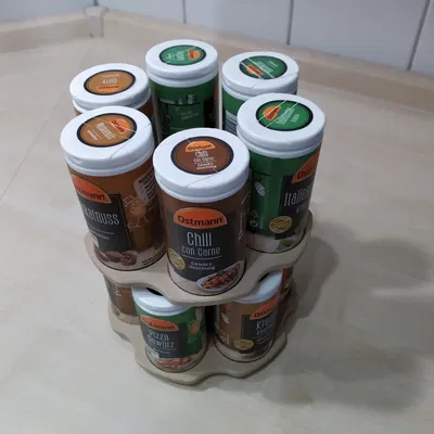 Giá đỡ gia vị xoay cải tiến cho nhà bếp