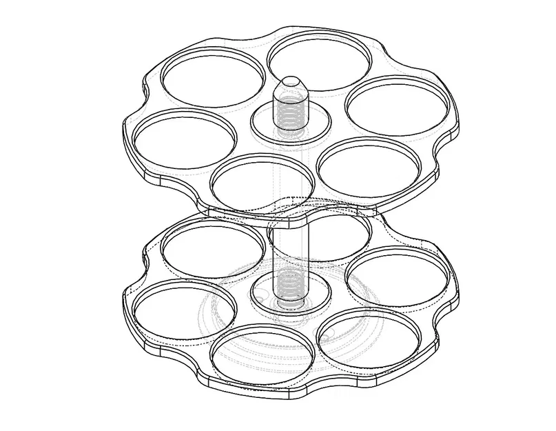 Giá đỡ gia vị xoay cải tiến cho nhà bếp - Image 3