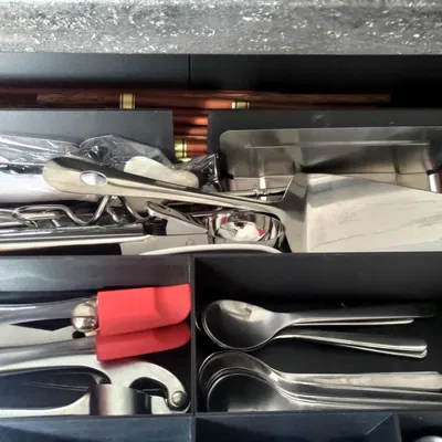 Ngăn chia dụng cụ ăn cho ngăn kéo 37x47x7cm