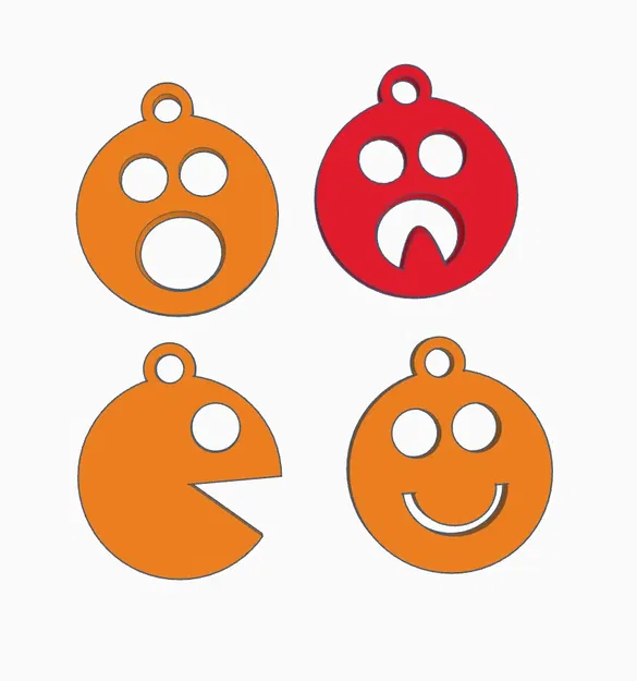 Móc khóa hài hước dễ in cho người mới bắt đầu - Image 1