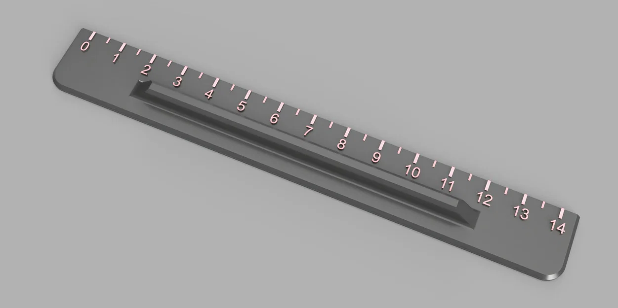 Thước kẻ 14cm - Đo lường mét cho văn phòng - Image 1