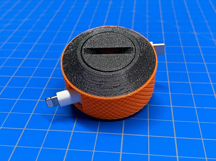 Giá đỡ cuộn cáp USB xếp chồng in sẵn với bề mặt nhám - Image 4