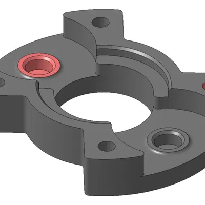 Nâng cấp K8200 thành Prusa Mini với Flange hành tinh