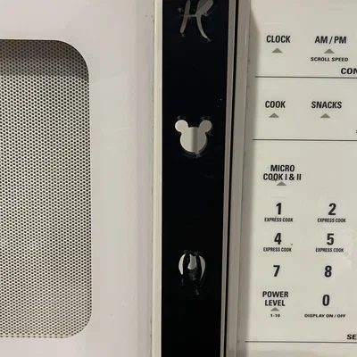 Tay cầm thay thế cho lò vi sóng GE Spacemaker XL với chữ "HOME