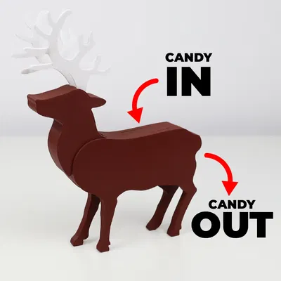 Máy phát kẹo tuần lộc vui nhộn