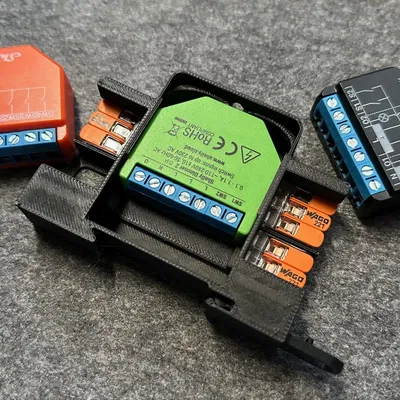 Khung gắn DIN Rail cho Shelly Plus 1