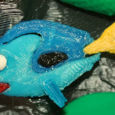 Mô hình cá Dori phân màu sắc đầy sắc nét