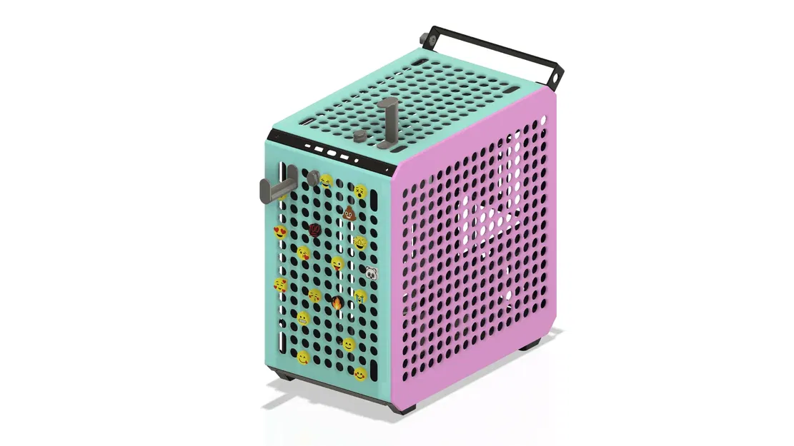 Biểu tượng Emoji tùy chỉnh cho thùng máy Coolermaster QUBE 500 - Image 1