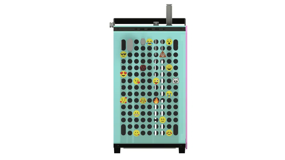 Biểu tượng Emoji tùy chỉnh cho thùng máy Coolermaster QUBE 500 - Image 5