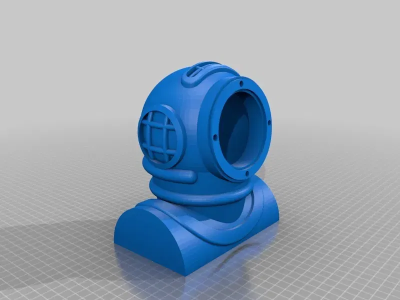 Nắp đèn cho mũ lặn cũ độc đáo - Image 5