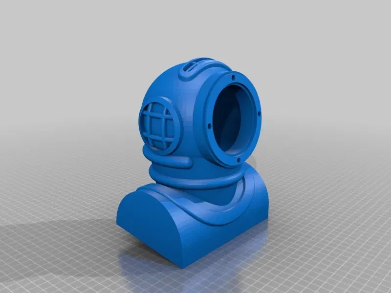 Nắp đèn cho mũ lặn cũ độc đáo - Image 7