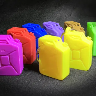 Móc khóa hình bình xăng Jerry can