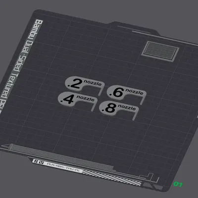 Nhãn vòi phun Bambu Lab cho X1C / P1S
