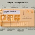 Hệ thống thẻ mẫu v1.0 với hộp đựng cho filament - Thumbnail 2