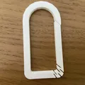 Carabiner hiện đại phong cách V2 với cơ chế tuân thủ - Thumbnail 2