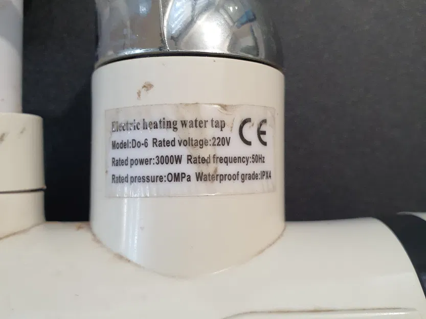 Nắp bên cho vòi nước nóng điện, Mẫu: Do-6 - Image 6