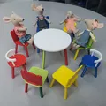 Bàn và ghế cho búp bê chơi đùa - Thumbnail 1