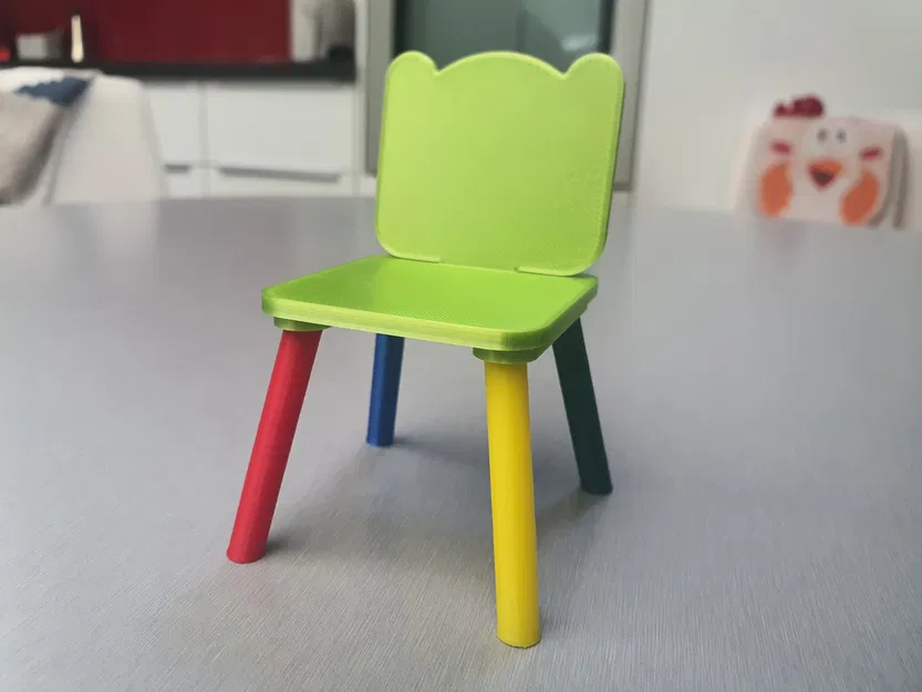 Bàn và ghế cho búp bê chơi đùa - Image 2