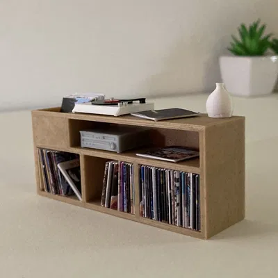 Tủ đựng đĩa mini cho ngôi nhà búp bê