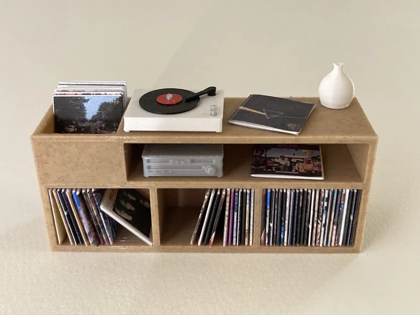 Tủ đựng đĩa mini cho ngôi nhà búp bê - Image 4