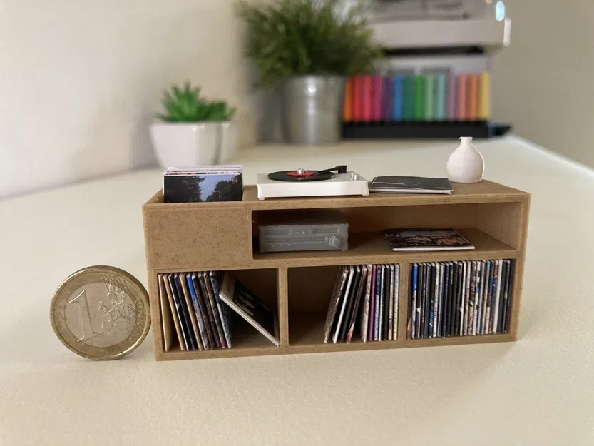 Tủ đựng đĩa mini cho ngôi nhà búp bê - Image 5