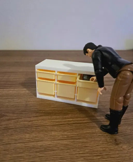 Nhà búp bê IKEA TROFAST thu nhỏ tỷ lệ 1:12 - Image 2