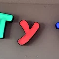 Chữ LED "THỜI GIAN TIỆC" tự thiết kế cho không gian tiệc - Thumbnail 1