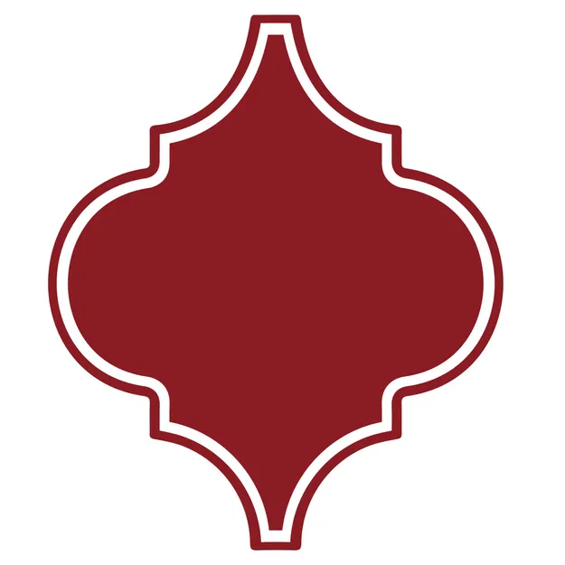 Mộc dấu arabesque lớn cho đất sét và kết cấu - Image 1