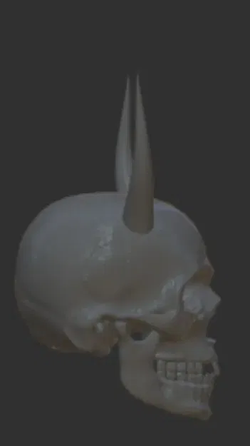 Đầu lâu ác quỷ trang trí cho bàn chơi game - Image 2