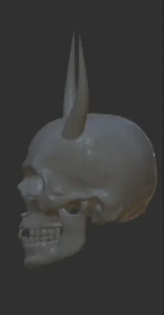 Đầu lâu ác quỷ trang trí cho bàn chơi game - Image 3