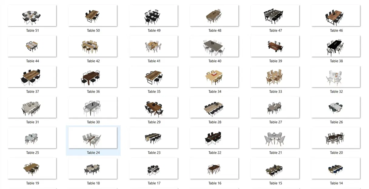 Bộ bàn ghế miniatures cho không gian mơ ước - Image 2