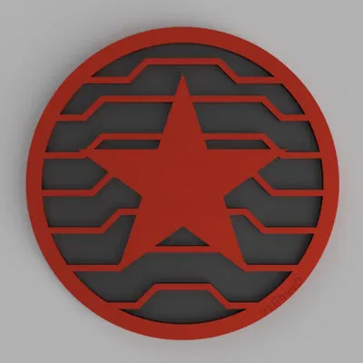 Mô hình đế lót ly Winter Soldier - Marvel