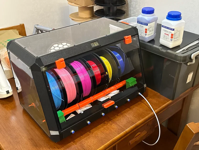 Hộp làm khô cho máy in Prusa với bộ trục và shim - Image 1