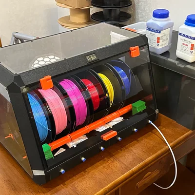 Hộp làm khô cho máy in Prusa với bộ trục và shim