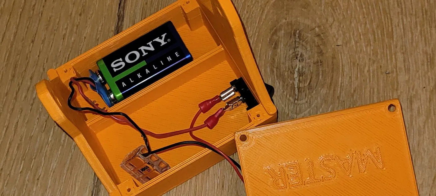 Quạt bàn 70mm sử dụng pin 9V với công tắc bật/tắt - Image 4